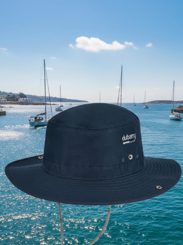 Dubarry Genoa Brimmed Sun Hat - Navy Size L Hat product image