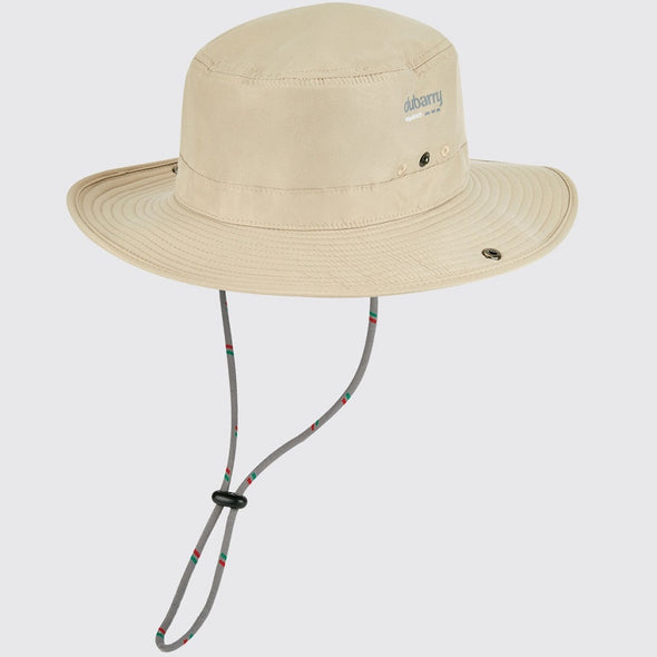 Dubarry Genoa Brimmed Sun Hat - Stone Size M