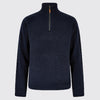 Dubarry Feeney Zip Neck Sweater - Navy Size L