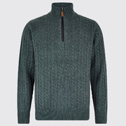 Dubarry Cronin Zip Neck Sweater - Dark Pebble Sweater product image