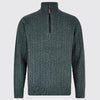 Dubarry Cronin Zip Neck Sweater - Dark Pebble M