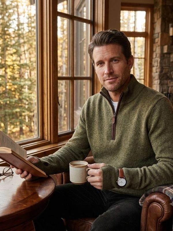 Dubarry Morrisey Zip Neck Sweater - Dusky Green Best of British NBPT  Women.
