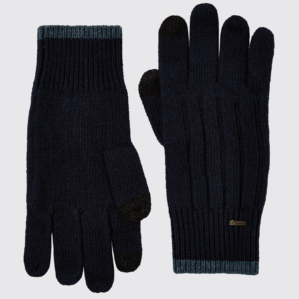 Dubarry Marsh Knitted Gloves - Navy S Gloves product image
