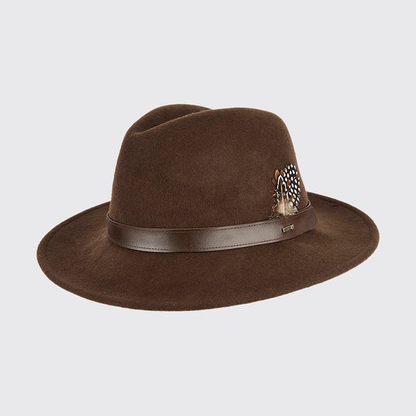 Dubarry Gallagher Felt Hat Cap Bourbon L