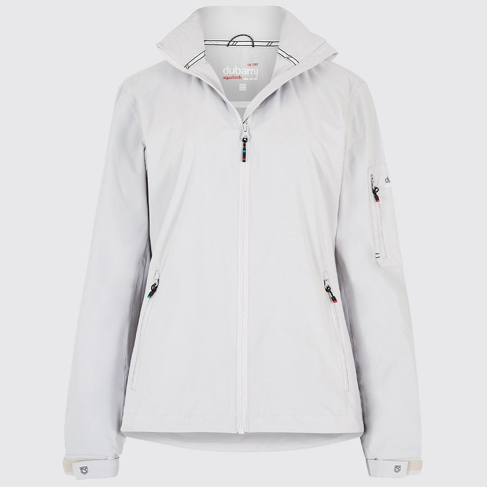 Dubarry Livorno Women's Fleece-lined Crew Jacket - Platinum Size US 10