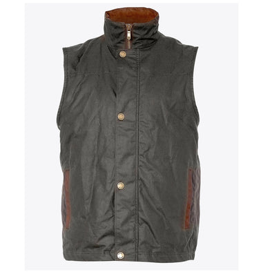 Dubarry Mayfly Wax Vest Jacket Olive