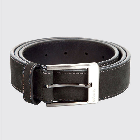 Dubarry Men's Leather Belt - Black Size 36-38