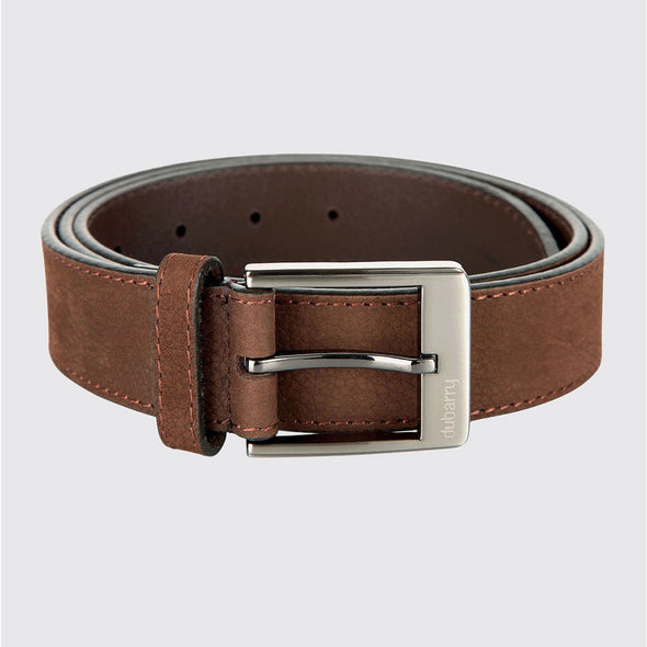 Dubarry Men's Leather Belt - Walnut Size 32-34