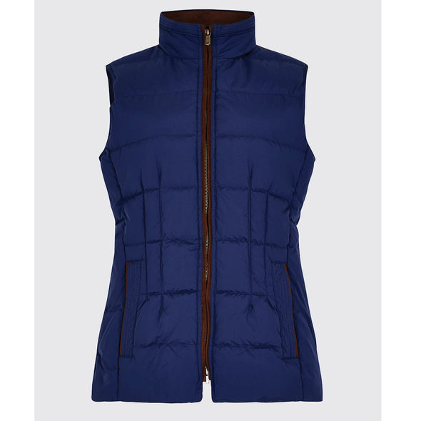 Dubarry Spiddal Quilted Gilet - Peacock Blue US Size 6