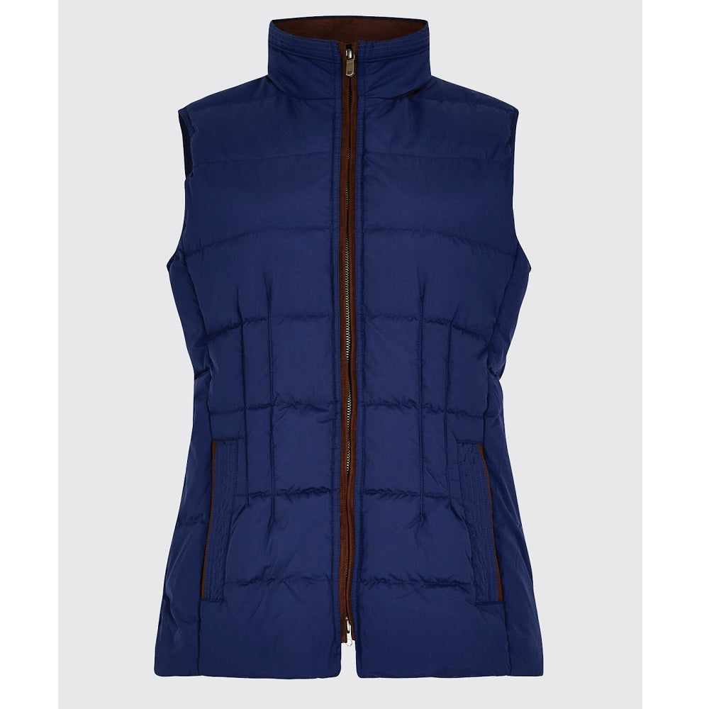 Dubarry Spiddal Quilted Gilet - Peacock Blue US Size 12