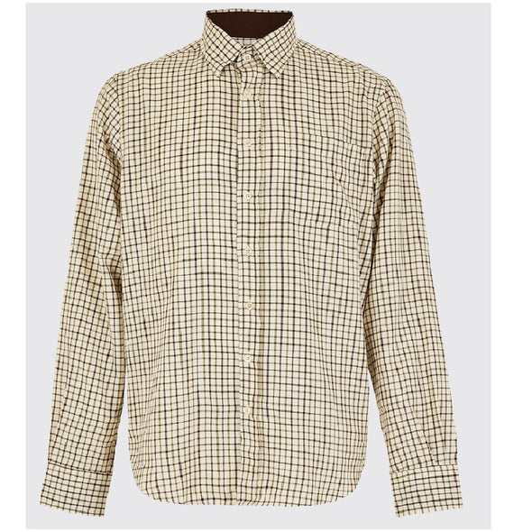 Dubarry Connell Tattersall Check Shirt - Mahogany Size XL