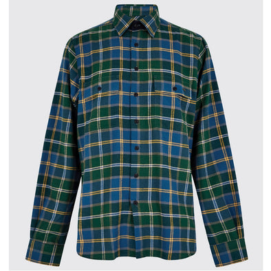 Dubarry Shelbourne Check Flannel Shirt - Verdigris