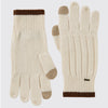 Dubarry Marsh Knitted Gloves - Chalk Size S