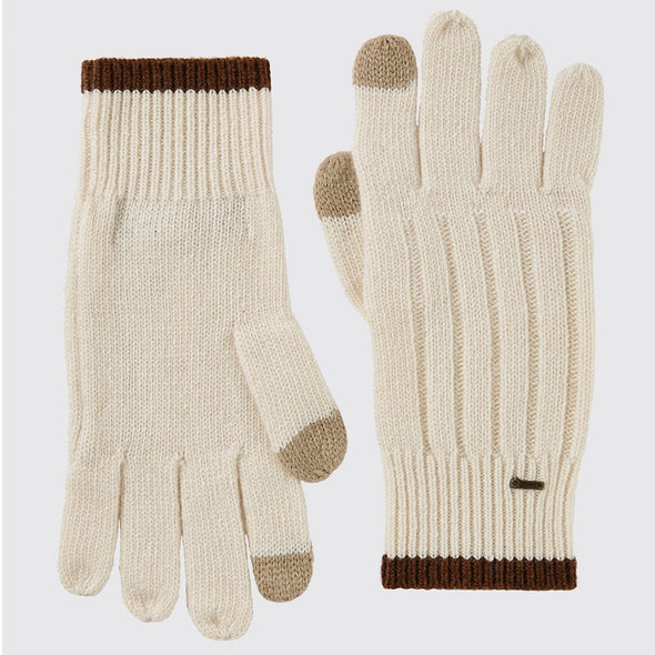Dubarry Marsh Knitted Gloves - Chalk Size S