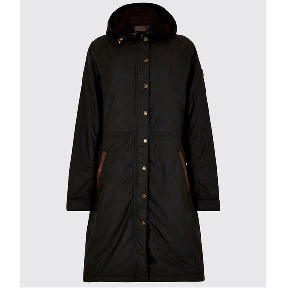 Dubarry Redington Wax Coat - Black Size US12