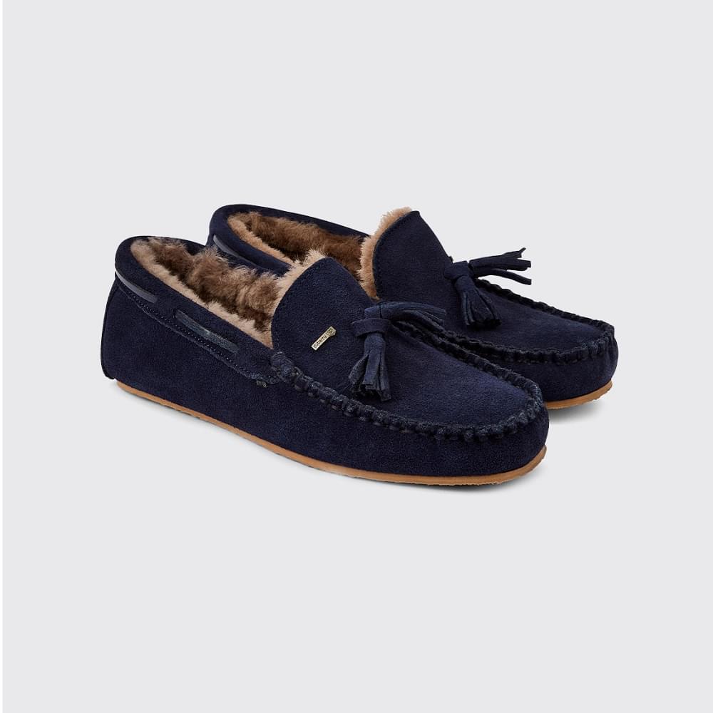 Dubarry Rosslare Moccasin Slipper French Navy Size 37 product image