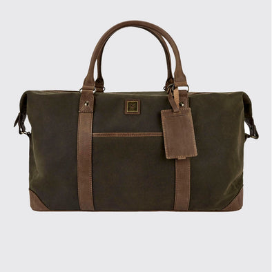 Dubarry Brittas Wax Holdall Olive Leather Bag