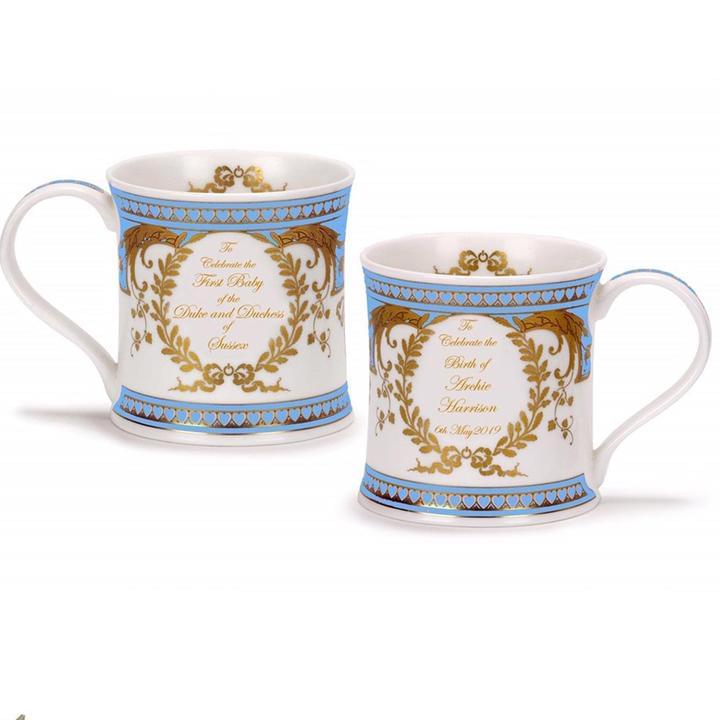 Dunoon Celebrate Birth of Archie Harrison Mugs