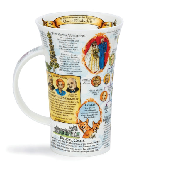 Dunoon Mug - Glencoe The Life & Reign of Queen Elizabeth II