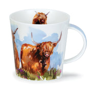 Dunoon Cairngorm Highland Cows Mug product image with Highland