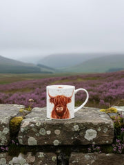 Dunoon Orkney Shaggy Tails H/L Cow Mug product image with Cow
