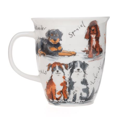 Dunoon Nevis Messy Dogs Mug