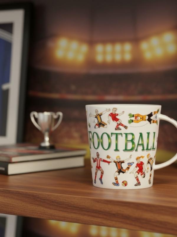 Dunoon Cair Sporting Antics Football Mug Tin product image