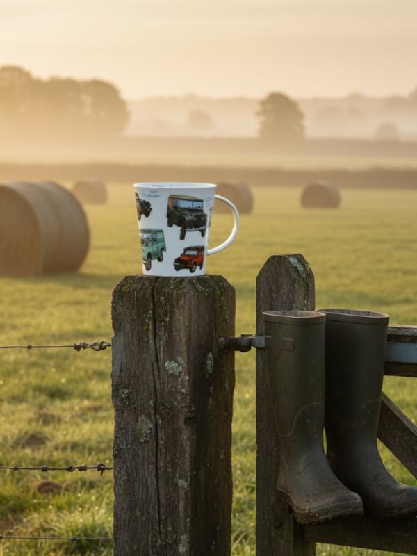 Dunoon Cair Classic Coll Landrovers Mug product image with Classic