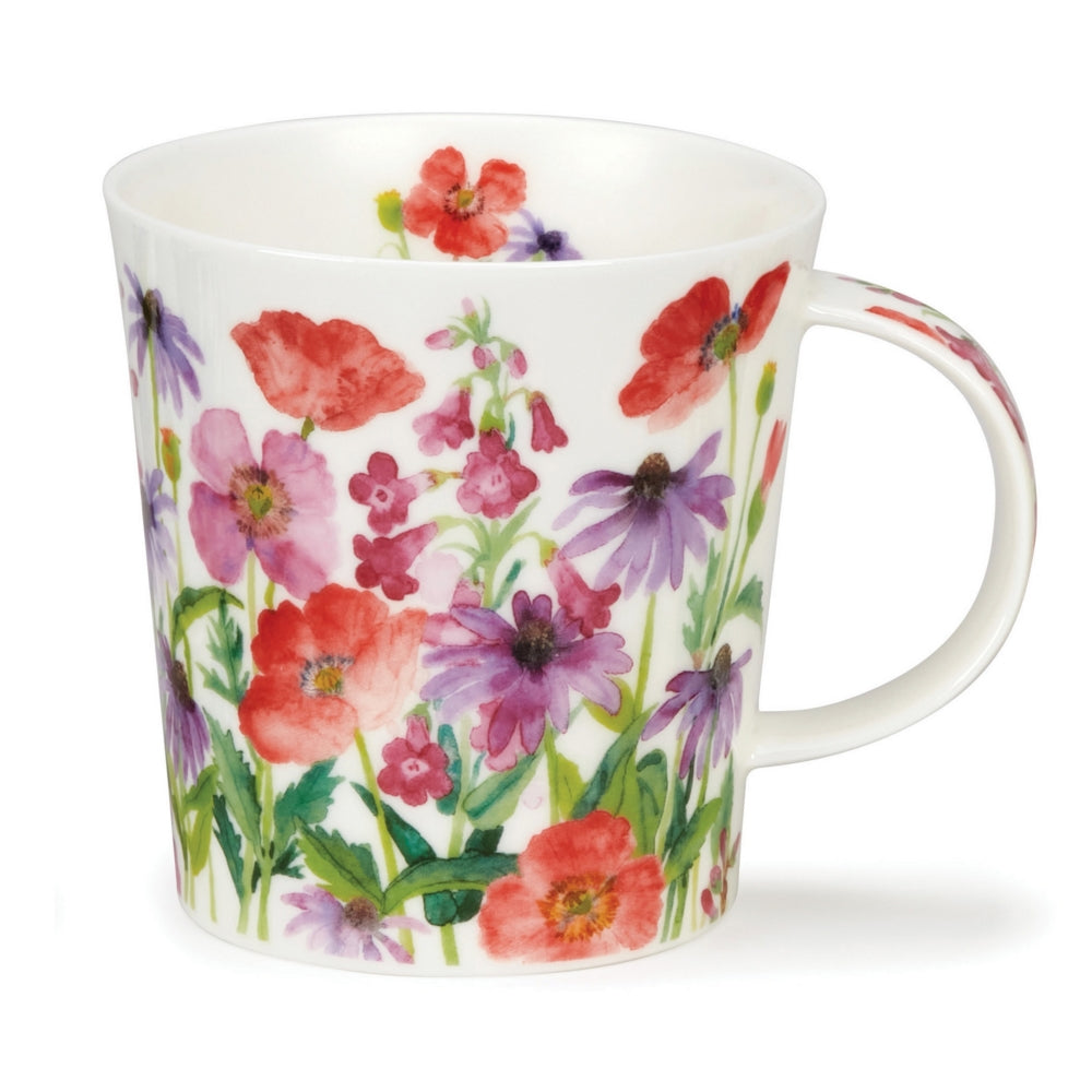 Dunoon Lomo Flower Garden Red Mug