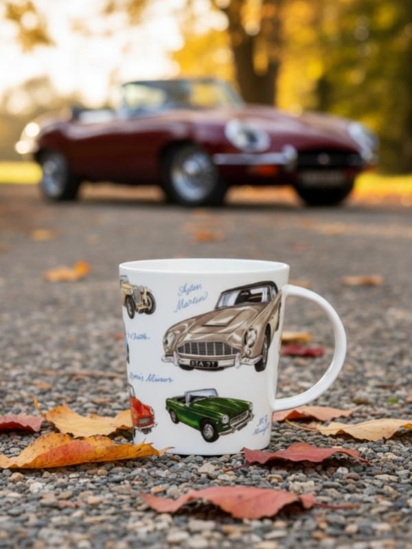 Dunoon Classic Cars Benmore Shape Mug product image with Classic