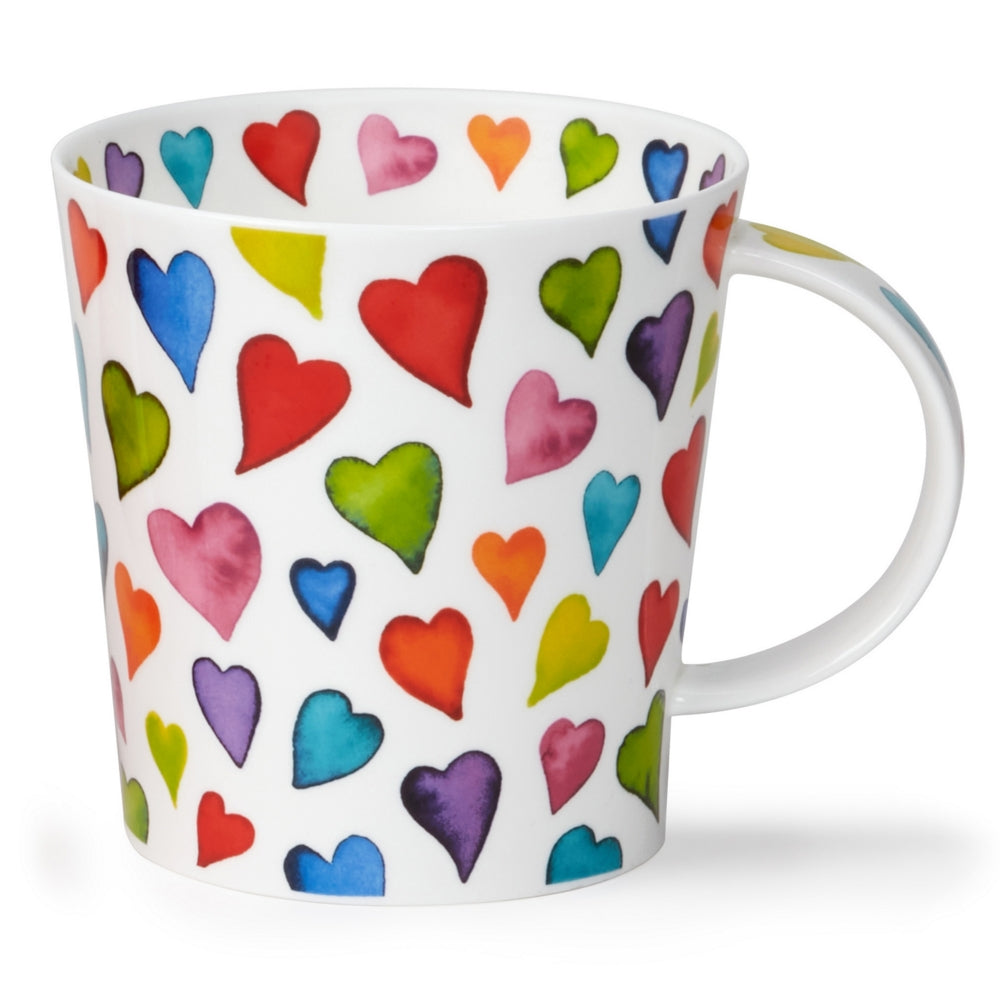 Dunoon Benmore Warm Hearts Shape Mug