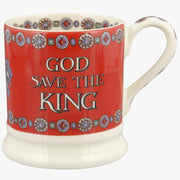 Emma Bridgewater God Save The King Charles III 1/2 Pint Mug product image with King Charles