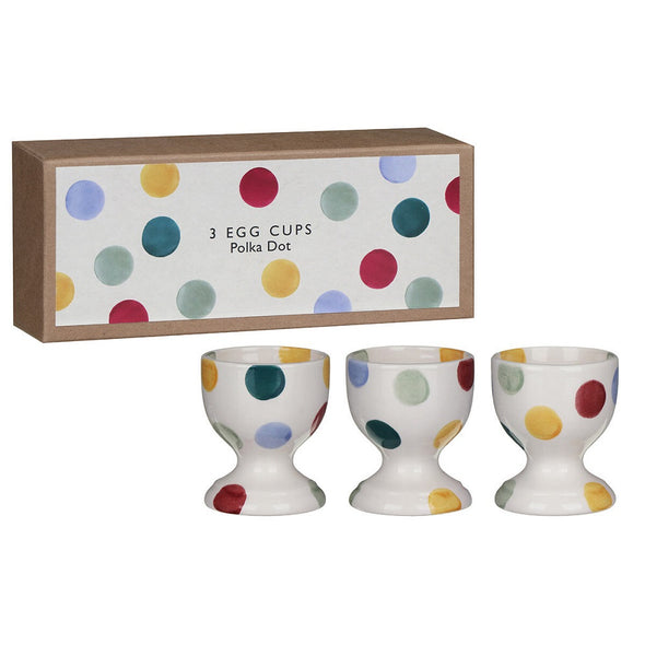 Emma Bridgewater Polka Dot Egg Cups Boxed (Set Of 3)