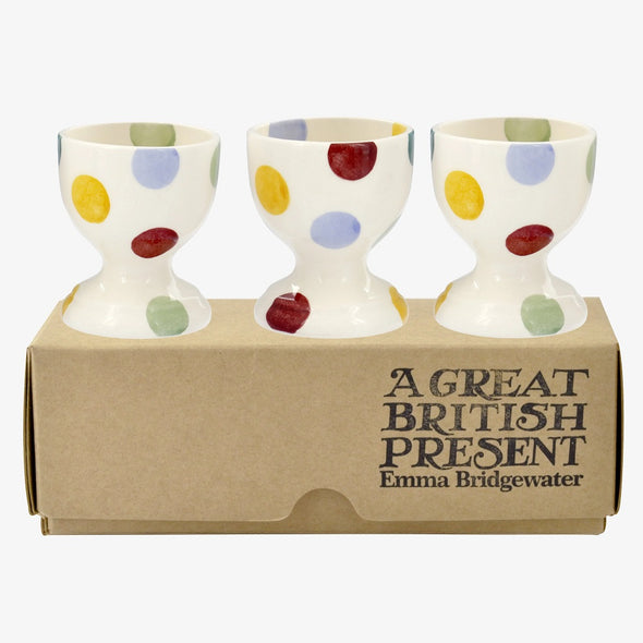Emma Bridgewater Polka Dot Egg Cups Boxed (Set Of 3)