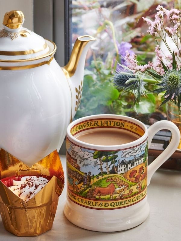 Emma Bridgewater King Charles III & Countryman 1/2 Pint Mug Best of British NBPT  British Royal Mugs.