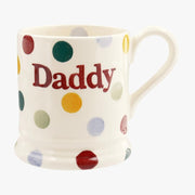 Emma Bridgewater Polka Dot Daddy 1/2 Pint Mug product image