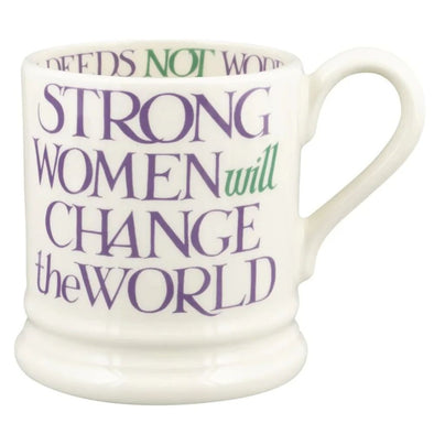 Emma Bridgewater Purple Toast Change Our World 1/2 Pint Mug