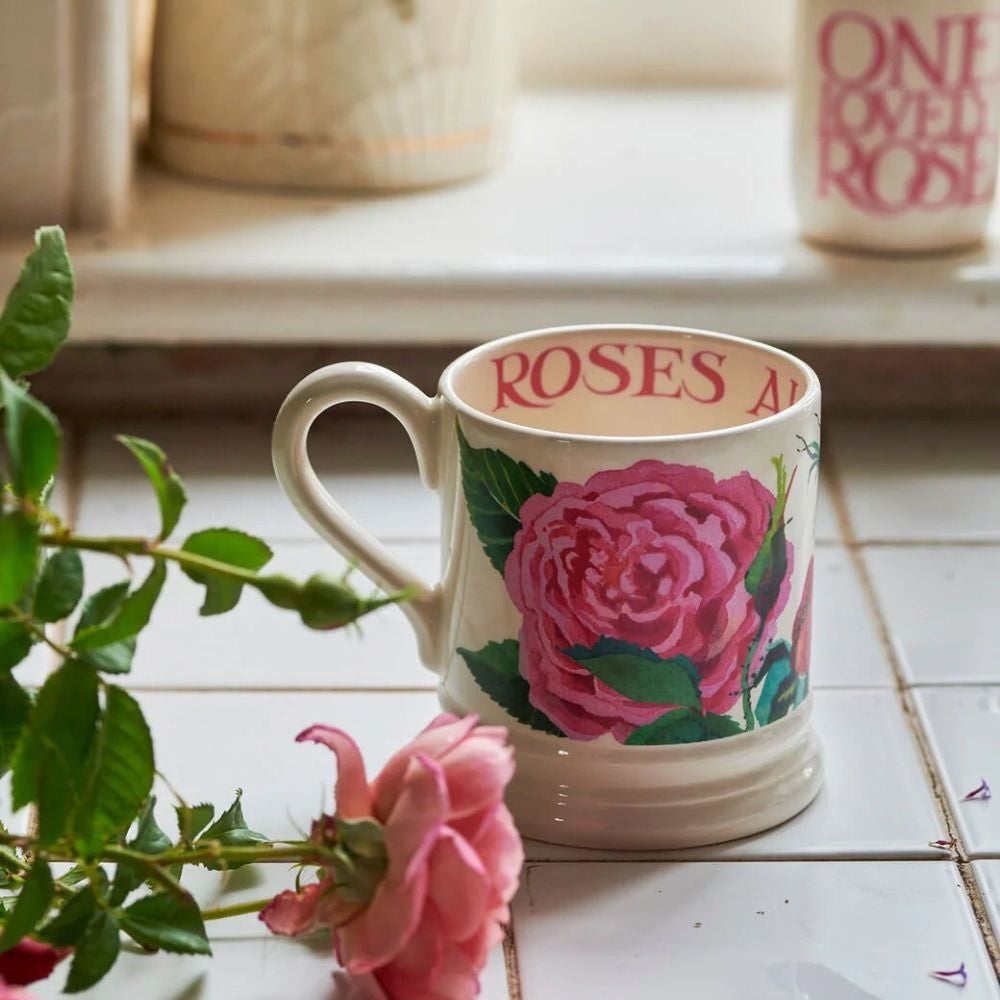 Emma Bridgewater David Austin Rose 1/2 Pint Mug