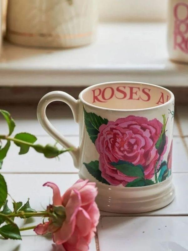 Emma Bridgewater David Austin Rose 1/2 Pint Mug Tin product image