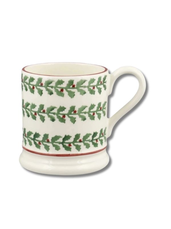 Emma Bridgewater Tiny Holly 1/2 Pint Mug Tin product image