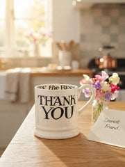 Emma Bridgewater Black Toast Thank You 1/2 Pint Mug product image