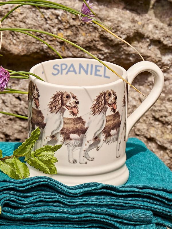 Emma Bridgewater Dogs Brown & Cream Spaniel 1/2 Pint Mug