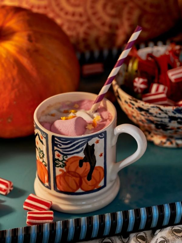 Emma Bridgewater Cats & Pumpkins 1/2 Pint Mug