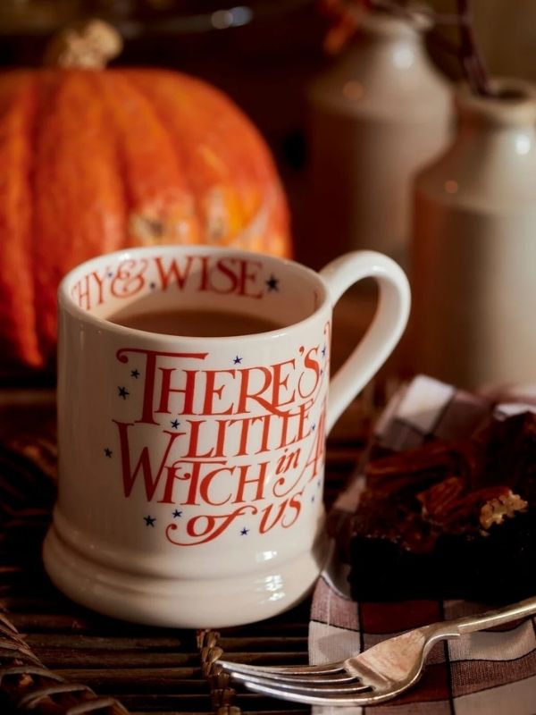 Emma Bridgewater Halloween Toast Little Witch 1/2 Pint Mug