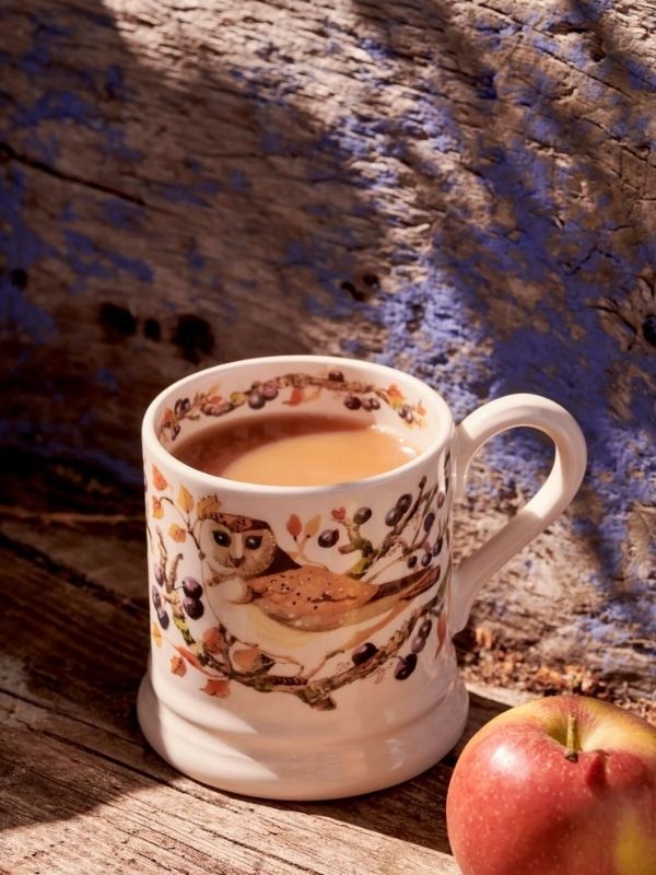 Emma BridgewaterOwl In Sloe Berries 1/2 Pint Mug
