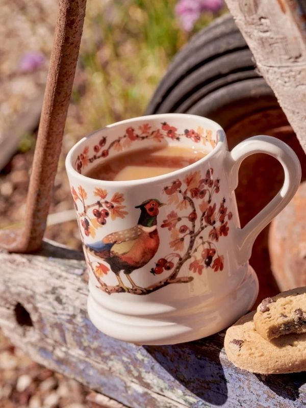 Emma Bridgewater Pheasant In Hawthorn 1/2 Pint Mug