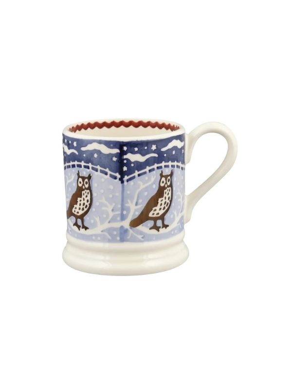  Emma Bridgewater Christmas Icon owl 1/2 Pint mug Best of British NBPT  Cups & Mugs Emma Bridgewater.