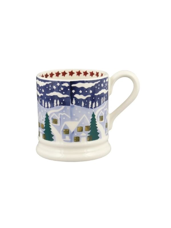  Emma Bridgewater Christmas Icons winter Village 1/2 Pint Mug Best of British NBPT  Cups & Mugs Emma Bridgewater.