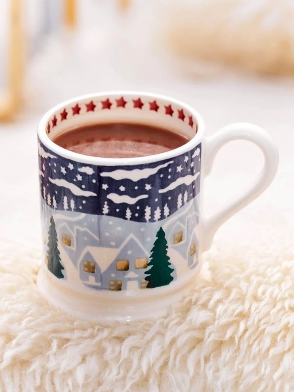 Emma Bridgewater Christmas Icons winter Village 1/2 Pint Mug