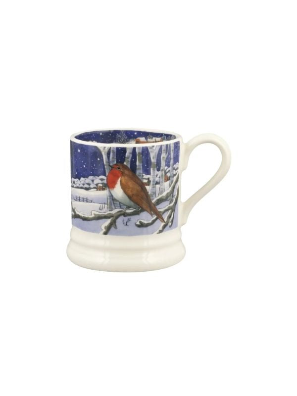  Emma Bridgewater Midnight Robin 1/2 Pint Mug Best of British NBPT  Cups & Mugs Emma Bridgewater.